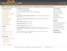 Tablet Screenshot of dp-ausbeultechnik.de
